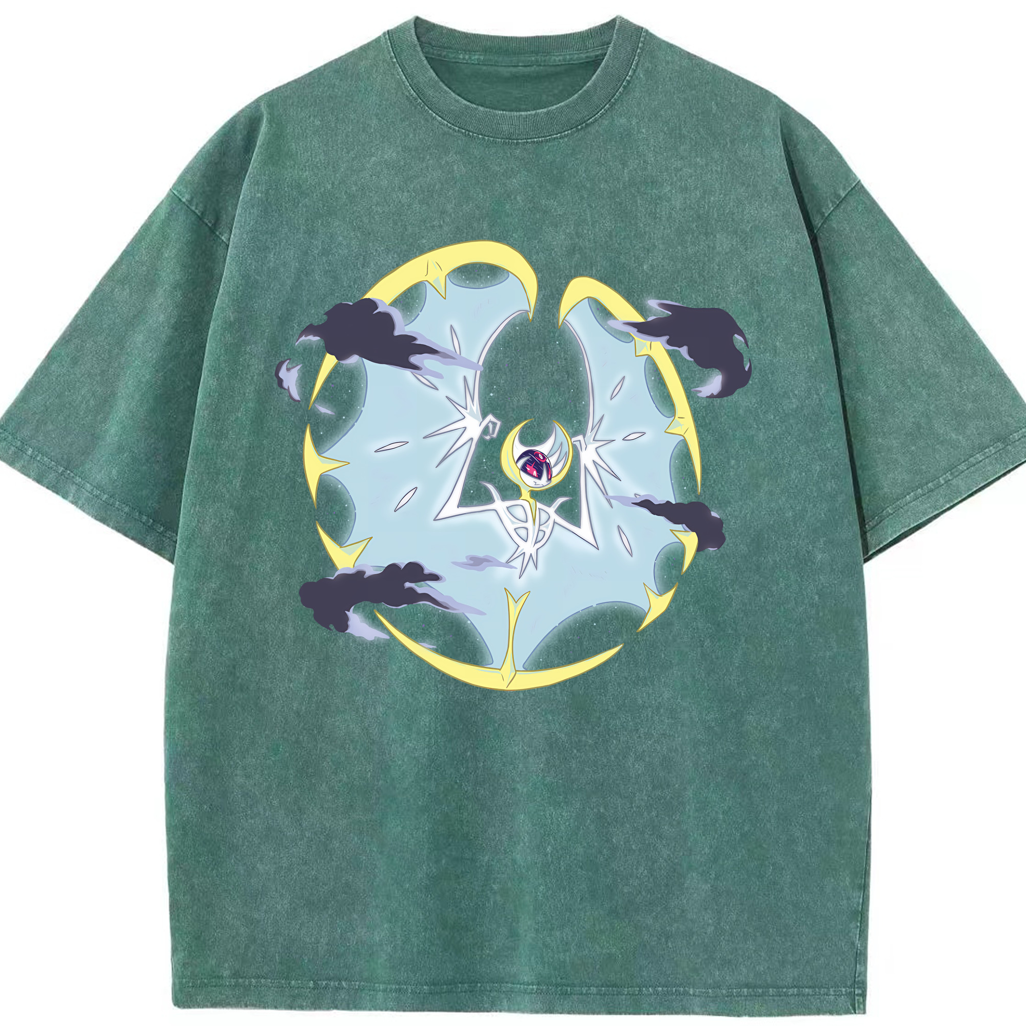 （画像用） ポケットモンスター Pokémon 綿100% ヴィンテージ風 半袖Tシャツ（フロントプリント）